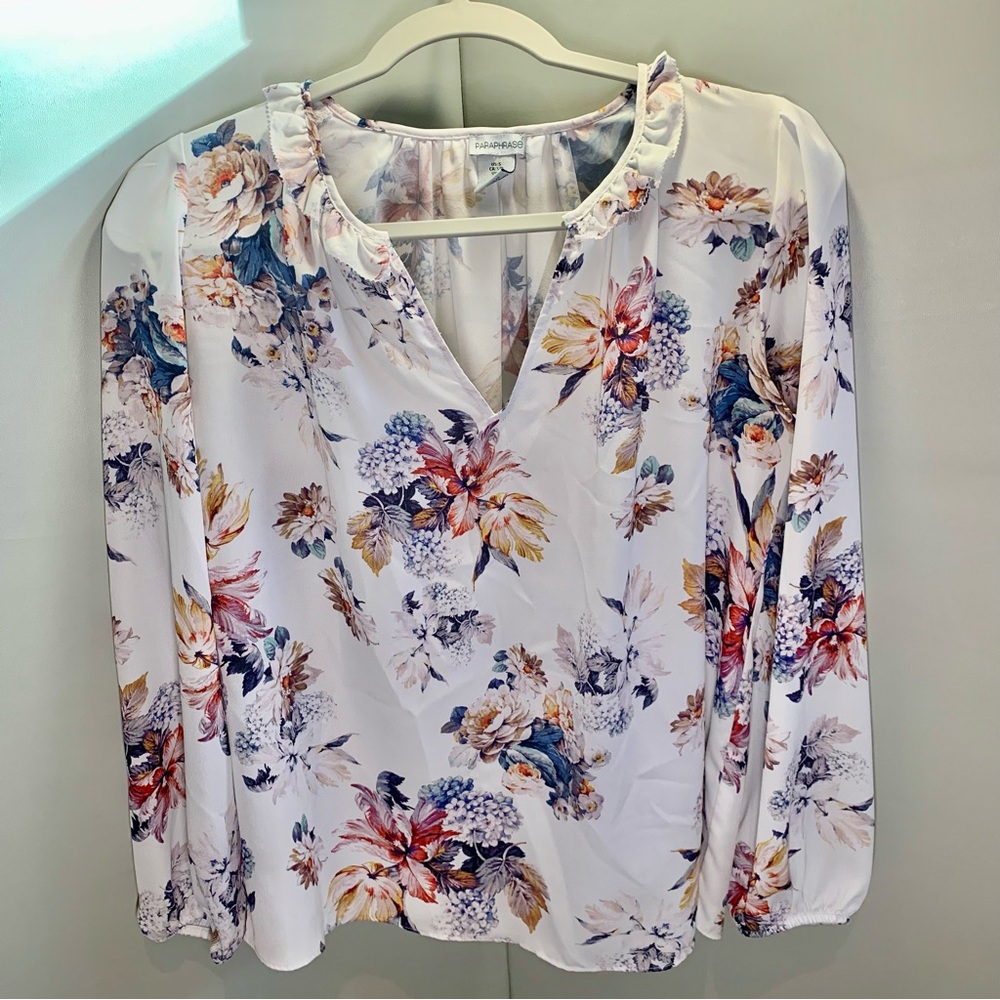 Paraphrase Multicolor Floral Blouse